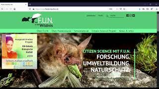 Erklärvideo zum Projekt "Mit F.U.N. in die Wildnis" (fledermausfun.de)