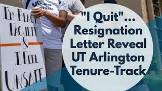 Faculty Resignation Letter of 2021 Revealed | University of Texas at Arlington School of Social Work