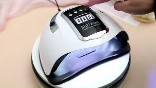 Upgraded sun x11 max nail dryer, 280w 66 uv led lamp beads, super easy to use