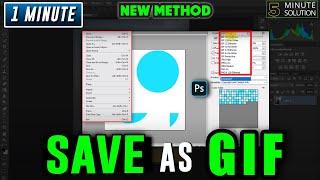How to save a gif in photoshop 2024