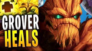 GROVER FULL HEALING! | Paladins Gameplay