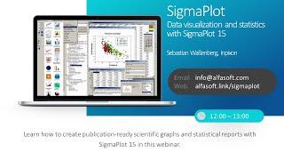 SigmaPlot - Data visualization and statistics with SigmaPlot (Alfasoft Online Demo Days 2022)