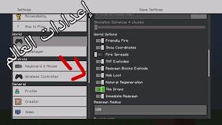 كل شي تحتاج تعرفه عن إعدادات العالم في ماين كرافت