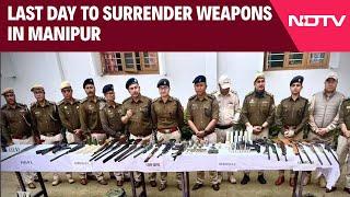 Manipur News | On Last Day To Surrender Weapons In Manipur, Government Urges Peace