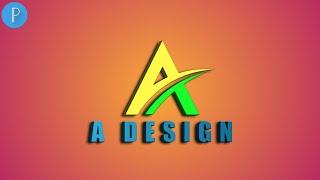 A Style logo design-Make logo on pixellab android[Vandy Design]