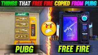 Things That Free Fire Copied From PUBG  Part - 2 || Free Fire Copying PUBG || PUBG vs Free Fire