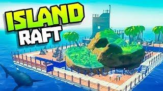 ISLAND INSIDE HUGE RAFT! - Raft Update! - Raft Steam Release Gameplay