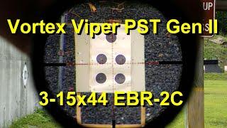 Vortex Viper PST Gen II 3-15x44 FFP EBR-2C MRAD - First Person POV