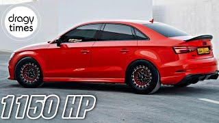 1150 HP Audi RS3 8V Sedan | Acceleration 100-200-200-250 Km/h & 60-130-100-150 mph