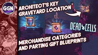 Architect’s Key Location | Merchandise Categories and Parting Gift Blueprints | Dead Cells