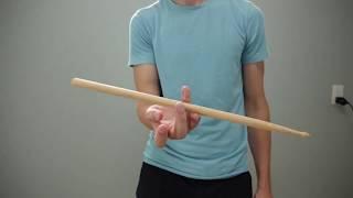 Drum Stick Twirling in Slow Motion