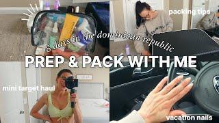 TRAVEL PREP VLOG ️ | packing for the dominican republic, packing tips & tricks, new travel items