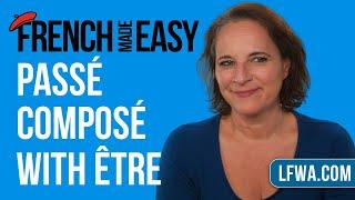 Learn French: know the passé composé with Être under 5 minutes.