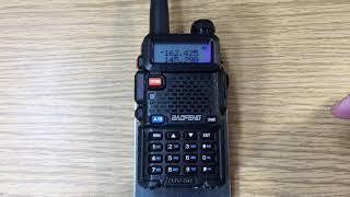 BaoFeng UV-5R Setting Frequency