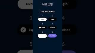 buttons in css #webdevelopment #html #css #cssbutton #cssanimation