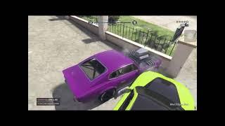 Temple Drive Families Vs Temple Drive Ballas (GTA 5) Cemetery Shootout