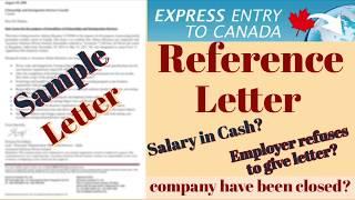 Reference Letter | Express Entry Canada 2020| Sample Letter