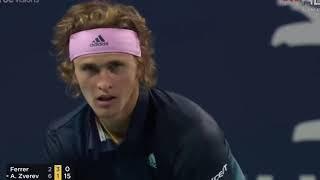 David Ferrer vs Alexander Zverev Miami open 2019 Match Highlights