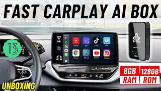 Tech Wizard Smart CarPlay AI Box Adapter  |  8GB RAM + 128GB Memory  |  UNBOXING REVIEW