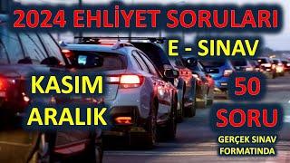 2024 Ehliyet Sınav Soruları | Kasım Aralık Çıkmış Ehliyet Sınavı Soruları