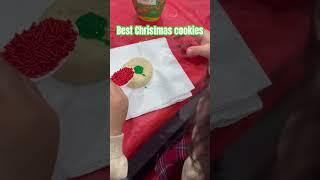 How to make best quick and easy Christmas cookies #food #christmascookiechallenge #christmascookies