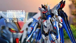 RG 1/144 STRIKE FREEDOM GUNDAM - NOOB BUILDS A GUNPLA