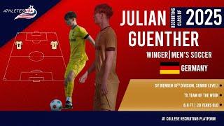 Men's Soccer | Winger | Julian Günther, Germany | Highlights | Recruit 2025