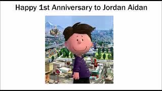 Happy 1st Anniversary to Jordan Aidan