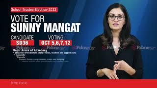 Dr Sunny Mangat - School Trustee Candidate