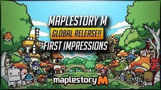 [MS] Maplestory M Global Launch! First Impressions!! A Walk Down Nostalgia Lane [Maplestory M]