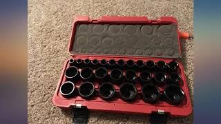 Sunex 2645, 1//2 Inch Drive Impact Socket Set, 26-Piece, Metric, 10mm-36mm, Cr-Mo review