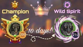 WildCraft - Getting New Wild Spirit Rank Without Club in 10 days !