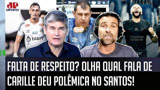 "POR%@, o Carille FALAR ISSO do Corinthians sendo técnico do Santos é..." OLHA ESSA POLÊMICA!