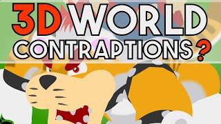 Is it Possible to Build Basic Super Mario Maker Contraptions in the 3D-World Theme?