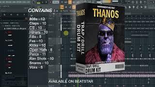 (100+) FREE DRILL/TRAP DRUM KIT 2024 "THANOS" - X @BSJProd