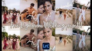 Free Wedding Photography Lightroom Preset | Free Lightroom presets | The best free presets online