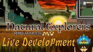 Live Gamedev stream - Let's Make A Monster - Natural Explorers - RPG Maker MV