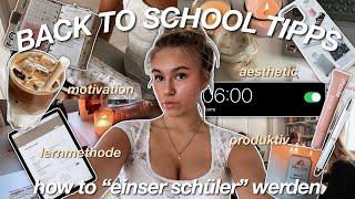 BACK TO SCHOOL TIPPS! lernmethode von einer 1,4 abiturientin  aesthetic & productive 🫶