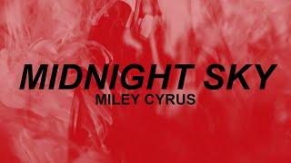 Miley Cyrus - Midnight Sky (Lyrics) | i was born to run i don't belong to anyone | TikTok