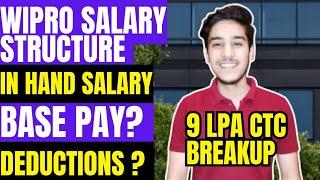 Wipro CTC breakup for experienced | Wipro salary structure for experienced | Wipro Mai Job Kaise len