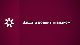 Защита презентации водяным знаком