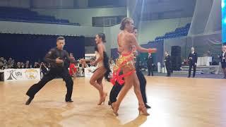 Yigit Alemdaroglu - Nehir Polat TUR, Cha Cha Cha | European Championship Youth 10 Dance 2019