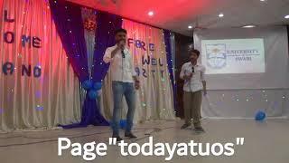 Atif aslam of #MgtSci Zaid Wahab and Sayal singing UOSWABI 2019