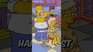 What Happens When Homer Becomes A Hairdresser? #thesimpsons