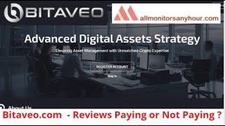 bitaveo.com, Reviews Paying Or Not Paying ? #all_hyip , #HYIP_daily_update, #NEW_HYIP, #HYIP_monitor