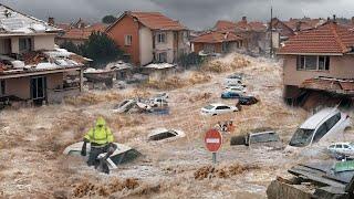 Serbia is in chaos! Storm and flash floods swept away cars and houses in Belgrade