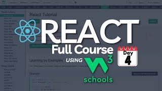  React for Beginners - Day 4:  React Components | React using W3Schools | Dr. Zeeshan Bhatti