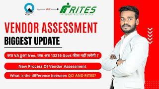 Vendor Assessment Biggest Update | Vendore Assessment Fees Waiver | VA verifying agency change | GeM