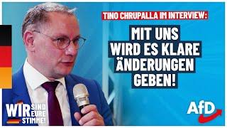 Interview Tino Chrupalla zum 15. AfD-Bundesparteitag in Essen