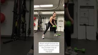 Exercise Library - Lateral Lunge & Reach for toes